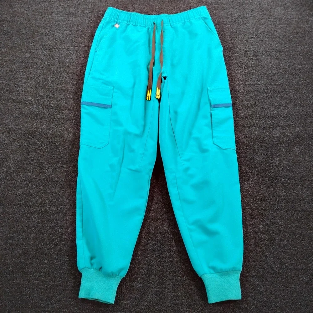 FIGS Tansen Jogger Scrub Pants Mens Small S/S Teal Technical Collection Medical